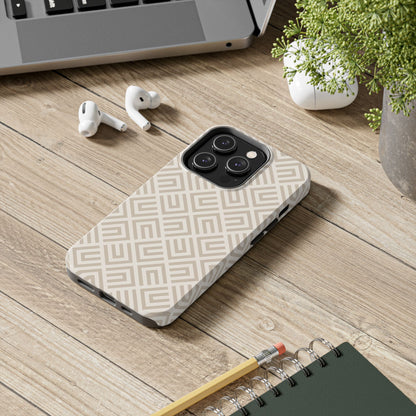 Stylish Beige Phone Case